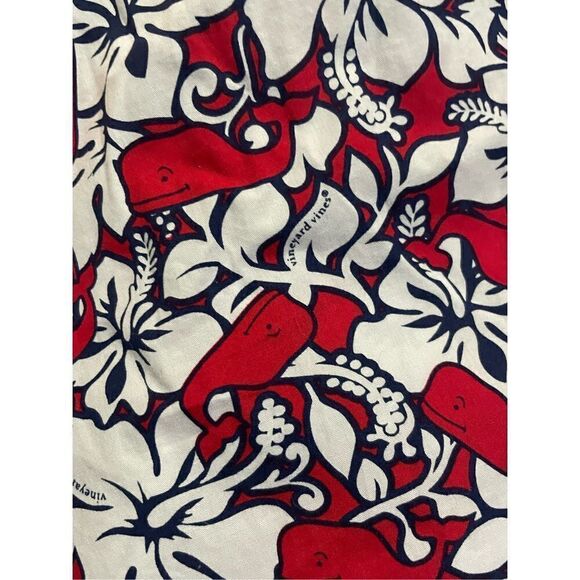 Vineyard Vines for Target Women's Hibiscus Whale V-Neck Wrap Dress Sz XS - Picture 13 of 14